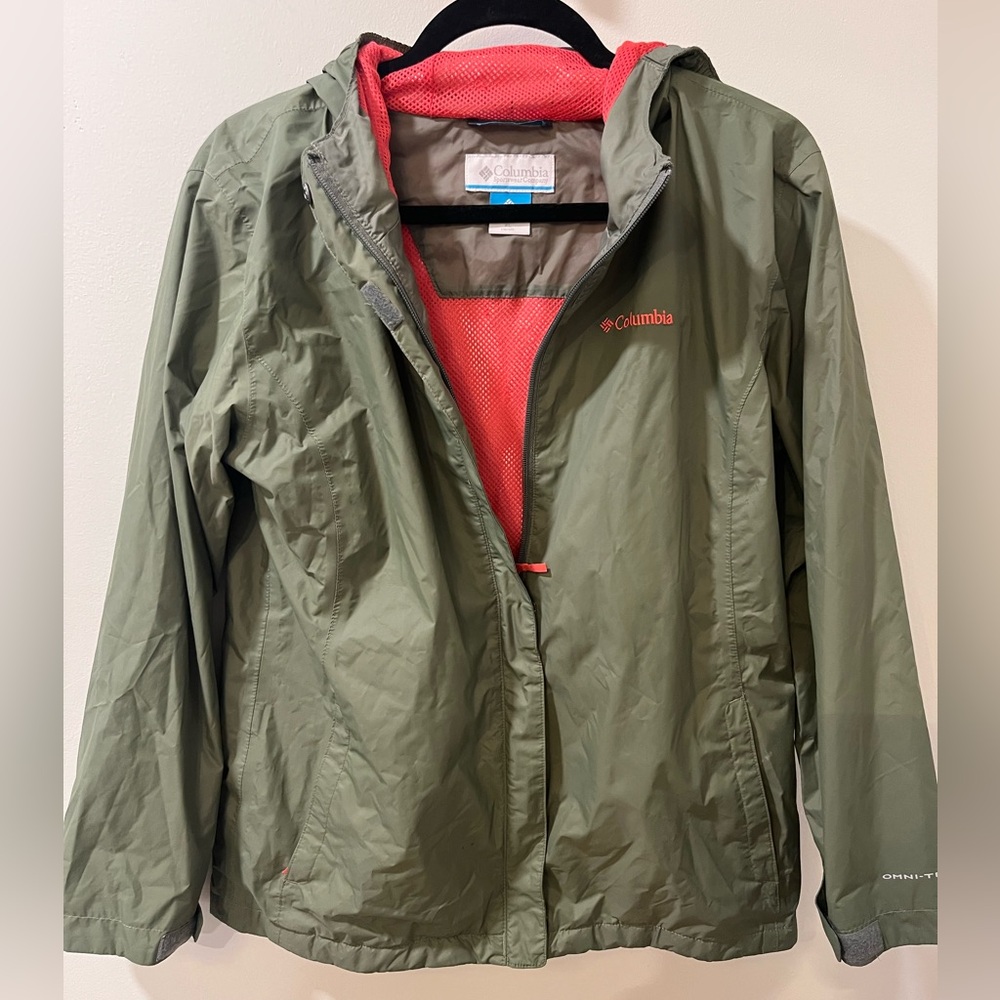 Women’s Small Kids XL Columbia Windbreaker Water Repellant Raincoat Rain Jacket